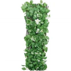 The Living Store espalier med kunstig vedbend 186x30 cm udvidelig grøn - Havehegn