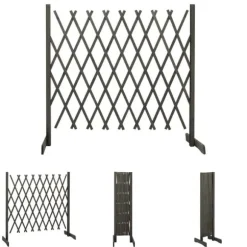 The Living Store espalier til haven 180x100 cm massivt fyrretræ grå - Havehegn