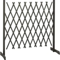 The Living Store espalier til haven 180x100 cm massivt fyrretræ grå - Havehegn