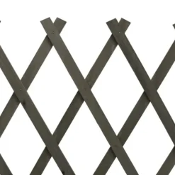 The Living Store espalier til haven 120x60 cm massivt fyrretræ grå - Havehegn