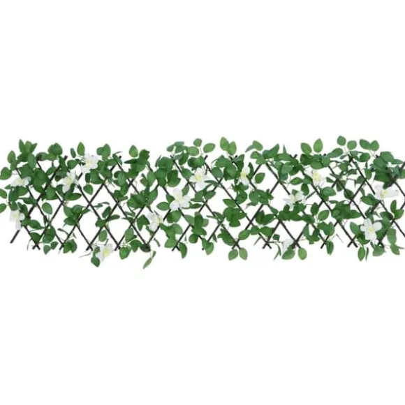 The Living Store espalier med kunstig vedbend 180x30 cm udvidelig grøn - Havehegn