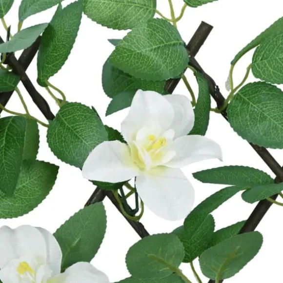 The Living Store espalier med kunstig vedbend 180x30 cm udvidelig grøn - Havehegn