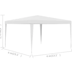 The Living Store festtelt 4x4 m hvid - Festtelte & havepavilloner