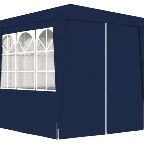 The Living Store festtelt med sidevægge 2,5x2,5 m 90 g/m² blå - Festtelte & havepavilloner