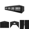 The Living Store festtelt 3 x 12 m antracitgrå - Festtelte & havepavilloner