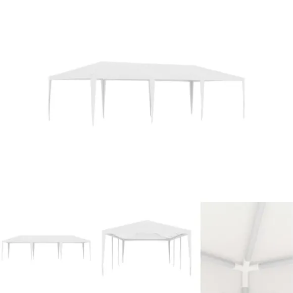 The Living Store festtelt 4x9 m hvid - Festtelte & havepavilloner