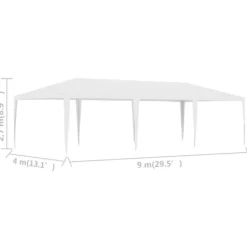 The Living Store festtelt 4x9 m hvid - Festtelte & havepavilloner