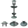The Living Store fuglebad/ foderbræt med solcellelampe - Fuglebade