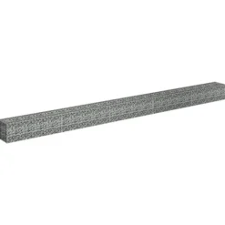 The Living Store gabion-højbed 450x30x30 cm galvaniseret stål - Plantekrukker