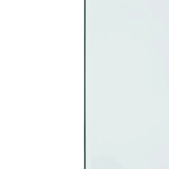 The Living Store glasplade til pejs 100x60 cm rektangulær - Glas