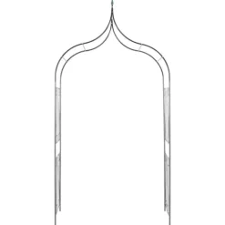 The Living Store havebue med spydspidsdesign mørkegrøn - Havebuer, espalierer & pergolaer