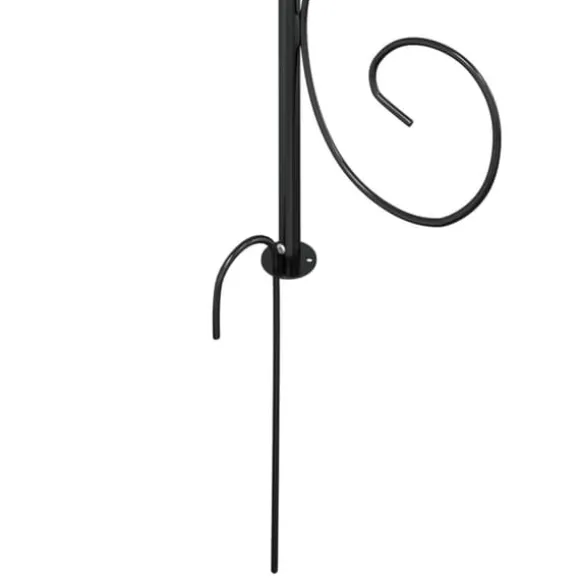 The Living Store havebue Ø180x255 cm stål sort - Havebuer, espalierer & pergolaer