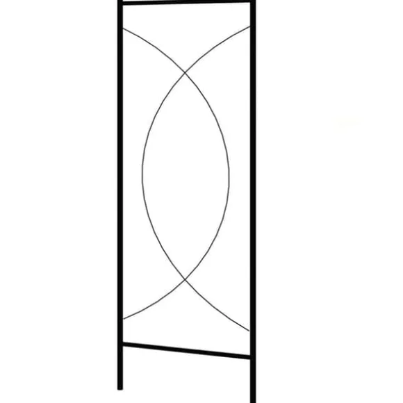 The Living Store havebue 150x34x240 cm jern sort - Havebuer, espalierer & pergolaer