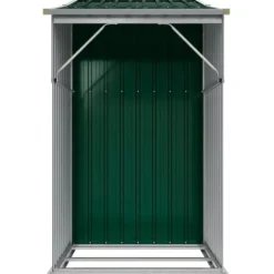 The Living Store haveskur 277x93x179 cm galvaniseret stål grøn - Skure & Redskabsskure