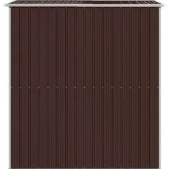 The Living Store haveskur 192x191x223 cm galvaniseret stål mørkebrun - Skure & Redskabsskure