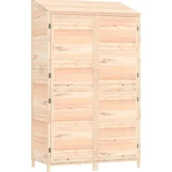 The Living Store haveskur 102x52x174,5 cm massivt grantræ - Skure & Redskabsskure