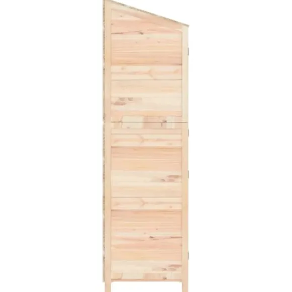 The Living Store haveskur 102x52x174,5 cm massivt grantræ - Skure & Redskabsskure