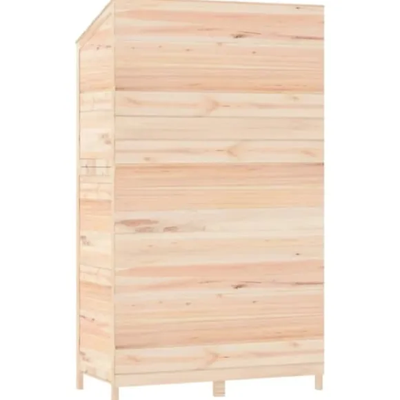 The Living Store haveskur 102x52x174,5 cm massivt grantræ - Skure & Redskabsskure