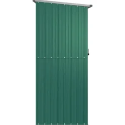 The Living Store haveskur 180,5x97x209,5 galvaniseret stål grøn - Skure & Redskabsskure