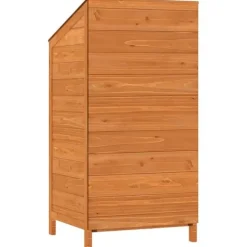 The Living Store haveskur 55x52x112 cm massivt grantræ brun - Skure & Redskabsskure