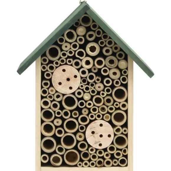 The Living Store insekthotel 2 stk. 23x14x29 cm fyrretræ - Huse til sommerfugle