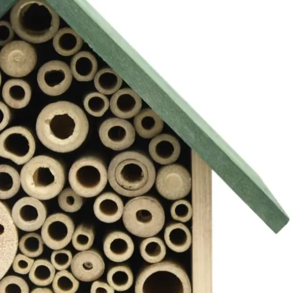 The Living Store insekthotel 2 stk. 23x14x29 cm fyrretræ - Huse til sommerfugle