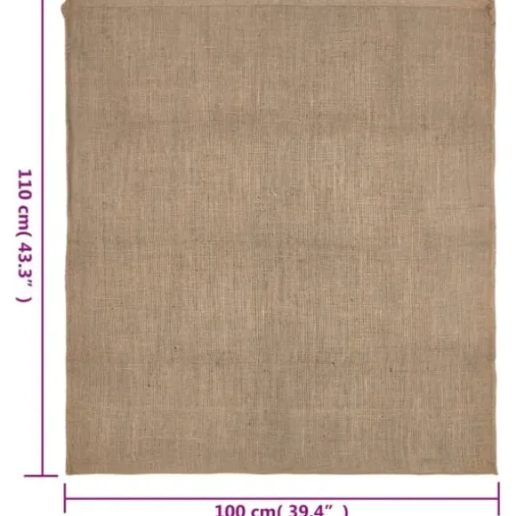 The Living Store jutesække 10 stk. 100x110 cm 100 % jute 220 g/m2 - Kufferter & tasker
