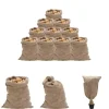 The Living Store jutesække 10 stk. 60x105 cm 100 % jute 220 g/m2 - Kufferter & tasker