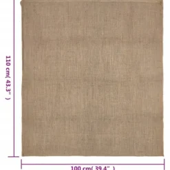The Living Store jutesække 5 stk. 100x110 cm 100 % jute 220 g/m2 - Kufferter & tasker