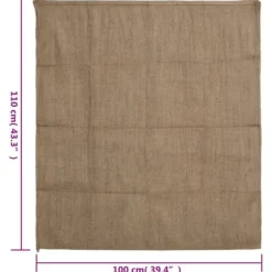 The Living Store jutesække 5 stk. 100x110 cm 100 % jute 340 g/m2 - Kufferter & tasker