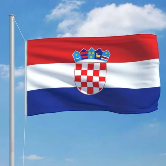 The Living Store Kroatiens flag 90x150 cm - Flag & vimpler