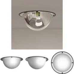 The Living Store kuppelformet trafikspejl Ø30 cm akryl - Vej- og trafikskilte