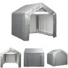 The Living Store opbevaringstelt 180x180 cm galvaniseret stål grå - Skure & Redskabsskure