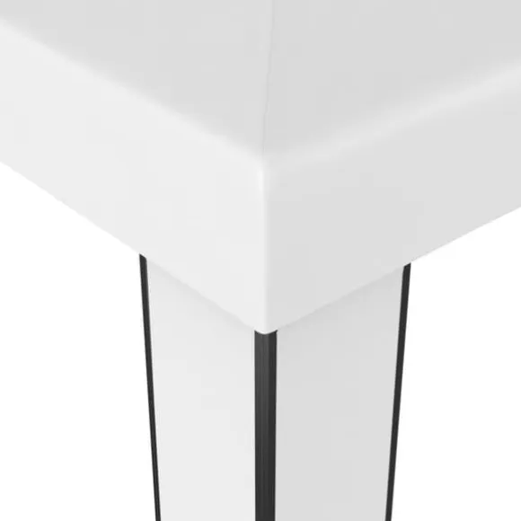 The Living Store pavillon med dobbelttag 3x6 m hvid - Festtelte & havepavilloner