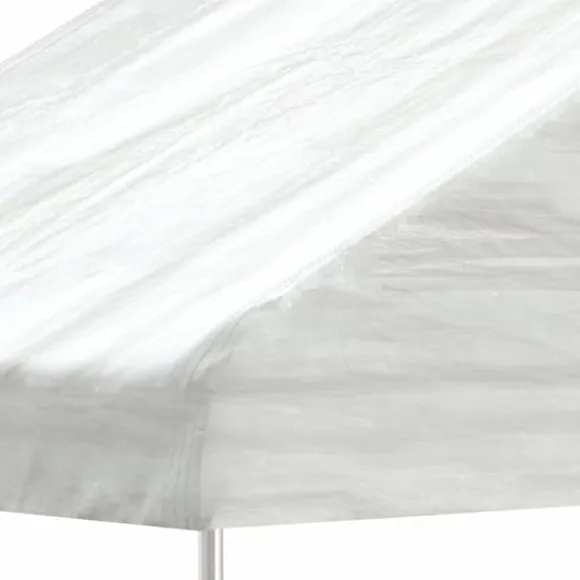 The Living Store pavillon med tag 13,38x2,28x2,69 m polyethylen hvid - Festtelte & havepavilloner