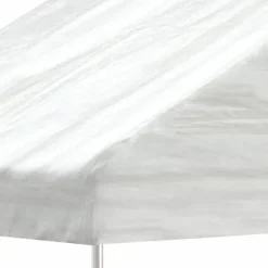 The Living Store pavillon med tag 4,46x4,08x3,22 m polyethylen hvid - Festtelte & havepavilloner