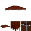 The Living Store pavillontopdække 310 g/m² 3 x 4 m terracotta - Festtelte & havepavilloner – tage