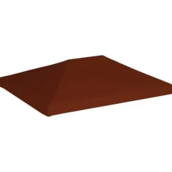 The Living Store pavillontopdække 310 g/m² 3 x 4 m terracotta - Festtelte & havepavilloner – tage