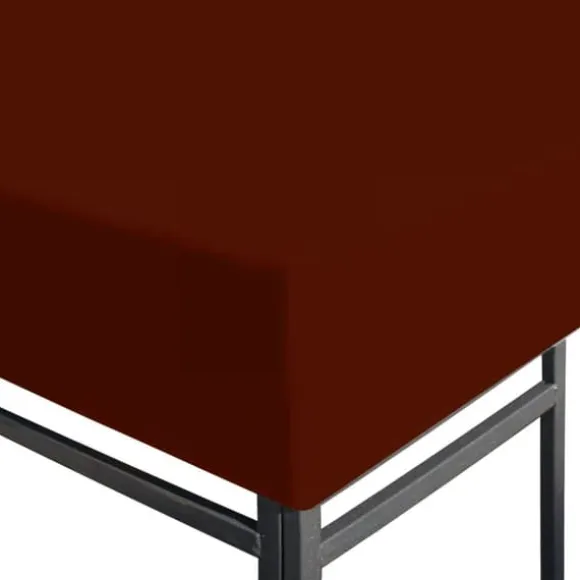 The Living Store pavillontopdække 310 g/m² 3 x 4 m terracotta - Festtelte & havepavilloner – tage
