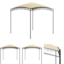 The Living Store pavillon 3x3x2,65 m 180 g/m² cremefarvet - Festtelte & havepavilloner