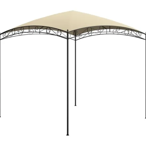 The Living Store pavillon 3x3x2,65 m 180 g/m² cremefarvet - Festtelte & havepavilloner
