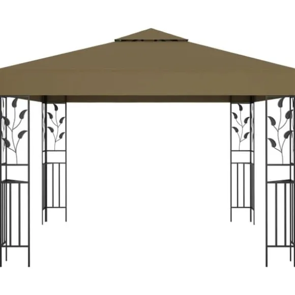The Living Store pavillon 3x3 m 180 g/m² gråbrun - Festtelte & havepavilloner