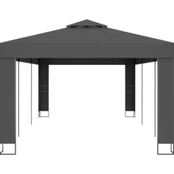 The Living Store pavillon med dobbelttag 3x6 m antracitgrå - Festtelte & havepavilloner