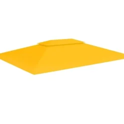 The Living Store pavillontopdække i 2 lag 4x3 m 310 g/m² gul - Festtelte & havepavilloner – tage