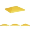 The Living Store pavillontopdække 270 g/m² 4x3 m gul - Festtelte & havepavilloner – tage