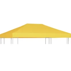 The Living Store pavillontopdække 270 g/m² 4x3 m gul - Festtelte & havepavilloner – tage