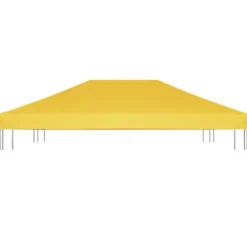 The Living Store pavillontopdække 270 g/m² 4x3 m gul - Festtelte & havepavilloner – tage