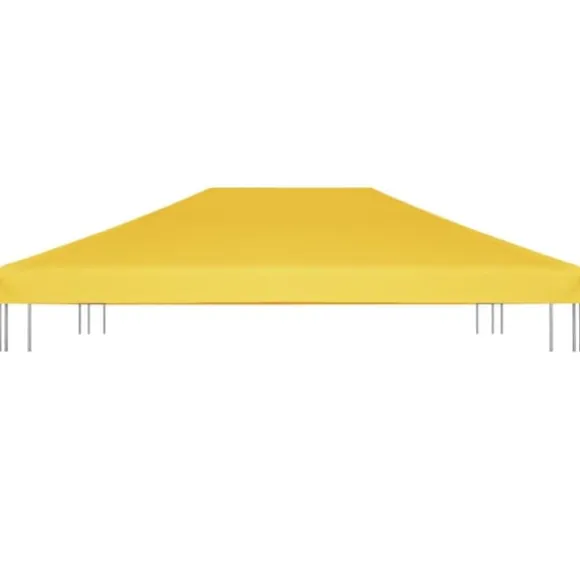 The Living Store pavillontopdække 270 g/m² 4x3 m gul - Festtelte & havepavilloner – tage