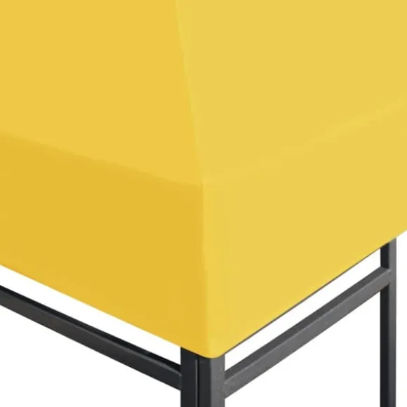 The Living Store pavillontopdække 270 g/m² 4x3 m gul - Festtelte & havepavilloner – tage