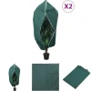 The Living Store plantebeskyttelse med lynlås 2 stk. 70 g/m² 1,55x1,55 m - Havearbejde – tilbehør